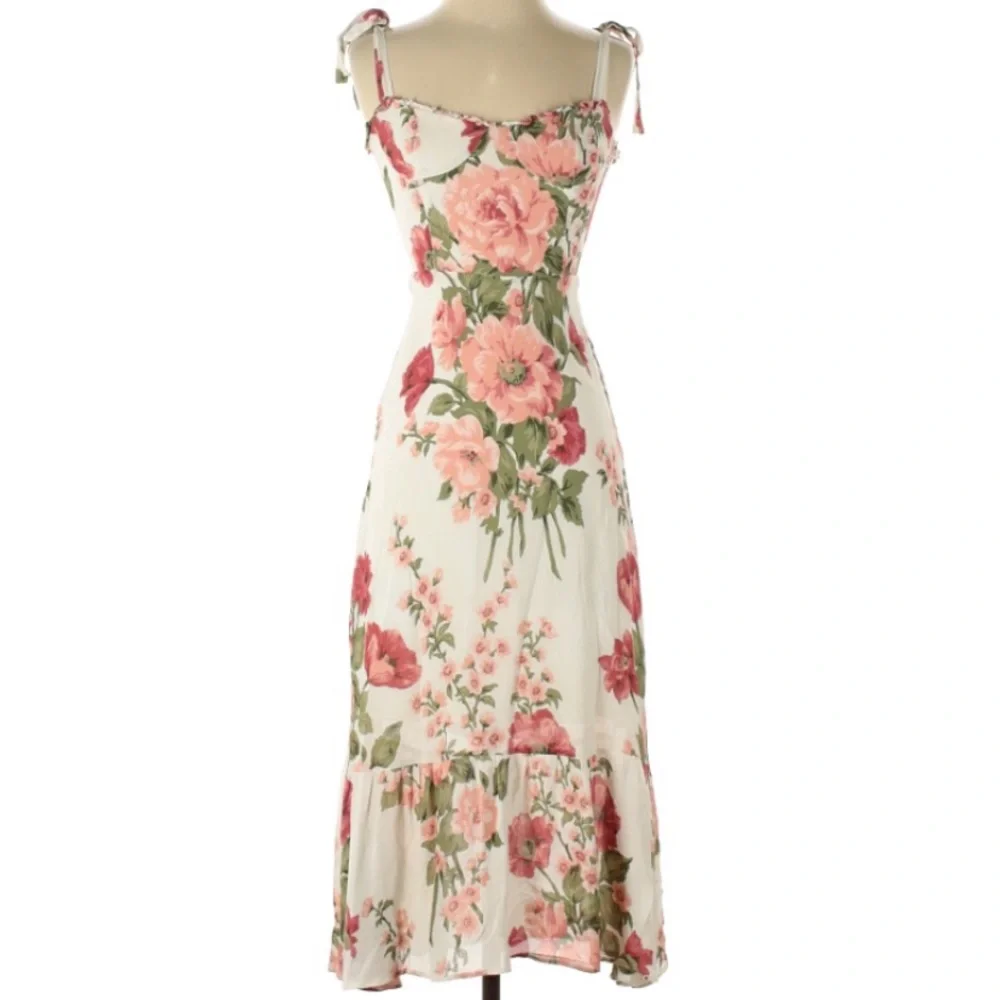 REFORMATION Nikita Etienne Floral Dress 0 - Picture 5 of 7